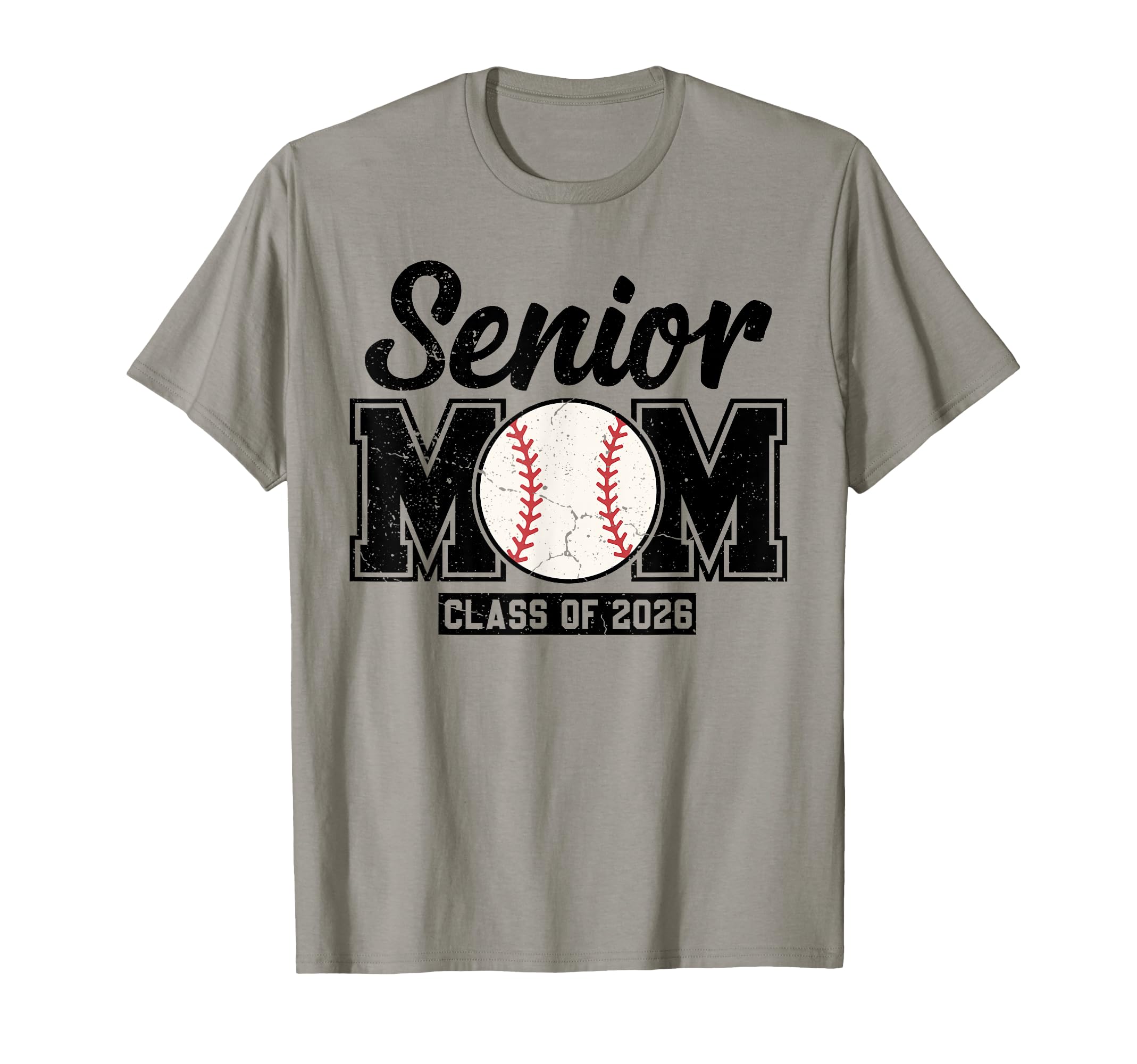 Senior Mom Class 2026 Proud Baseball Mom T-Shirt - Novelty Apparel Unisex - T-Shirt, Sweatshirt, Hoodie