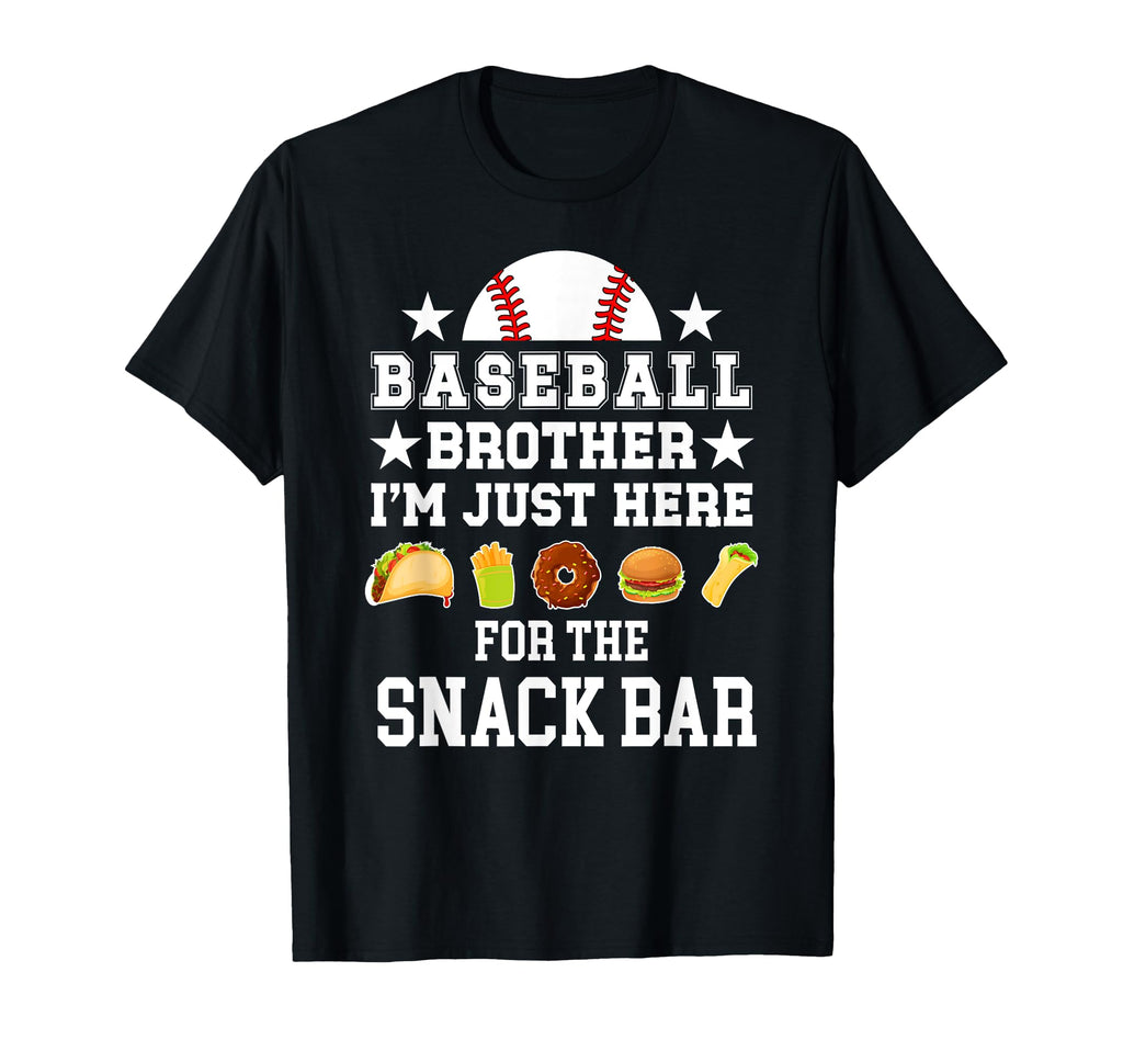Baseball Brother Snack Bar Brother T-Shirt - Unique Graphic Men Women - T-Shirt, Sweatshirt, Hoodie