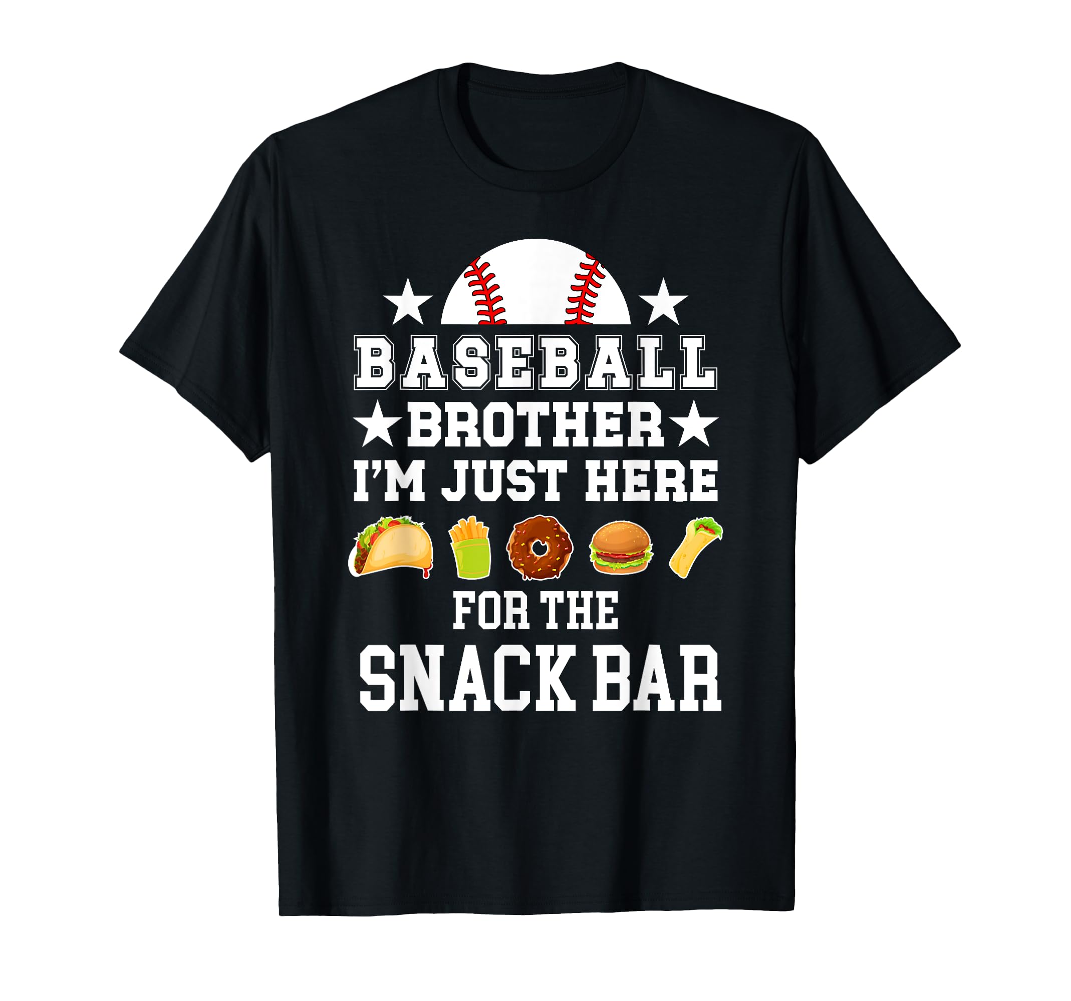 Baseball Brother Snack Bar Brother T-Shirt - Unique Graphic Men Women - T-Shirt, Sweatshirt, Hoodie