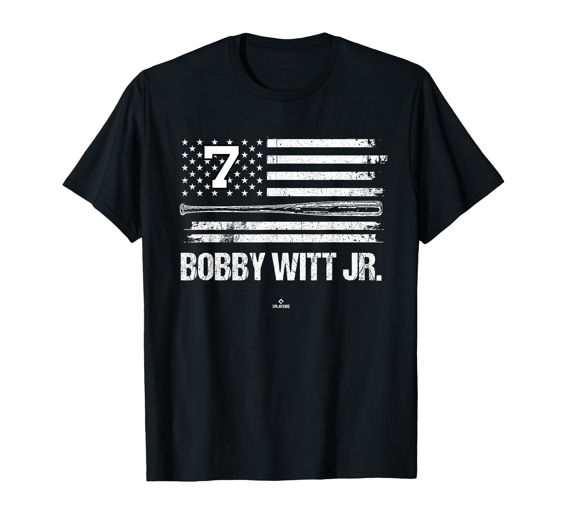 Usa Flag Bat Bobby Witt Jr Kansas T-Shirt - Novelty Apparel for Adults - T-Shirt, Sweatshirt, Hoodie