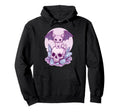 Pastel Goth Cat Bat Wings Skull Hoodie - Trendy Graphic for Adults - T-Shirt, Sweatshirt, Hoodie