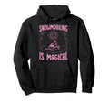 Snowmobiling Is Magical Sun Celestial Hoodie - Minimalist Print for Adults - T-Shirt, Sweatshirt, Hoodie