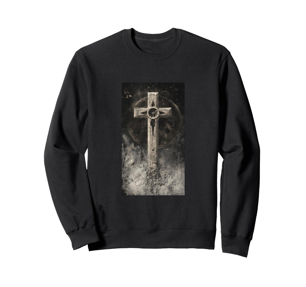 Gothic Cross Grunge Aesthetic Y2K Sweatshirt - Aesthetic Graphic Men Women - T-Shirt, Sweatshirt, Hoodie