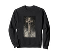 Gothic Cross Grunge Aesthetic Y2K Sweatshirt - Aesthetic Graphic Men Women - T-Shirt, Sweatshirt, Hoodie