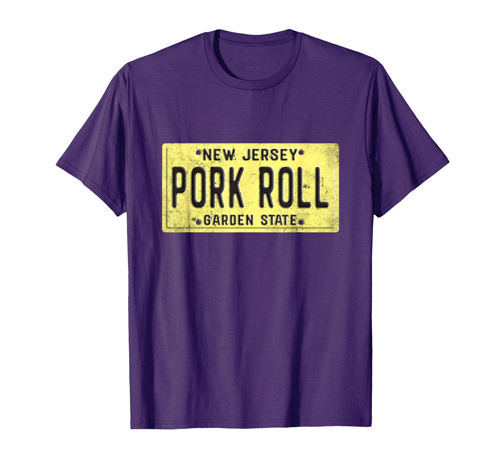 New Jersey Pork Roll Nj License T-Shirt - Fun Novelty Design Men Women - T-Shirt, Sweatshirt, Hoodie