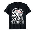 Proud Dad 2024 Senior Graduate Baseball T-Shirt - Graphic Print for Adults - T-Shirt, Sweatshirt, Hoodie