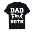 Dad Both Funny Gymnastics Baseball Dad T-Shirt - Graphic Print Men Women - T-Shirt, Sweatshirt, Hoodie