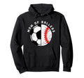 Mom Ballers Funny Soccer Baseball Mom Hoodie - Aesthetic Graphic Men Women - T-Shirt, Sweatshirt, Hoodie