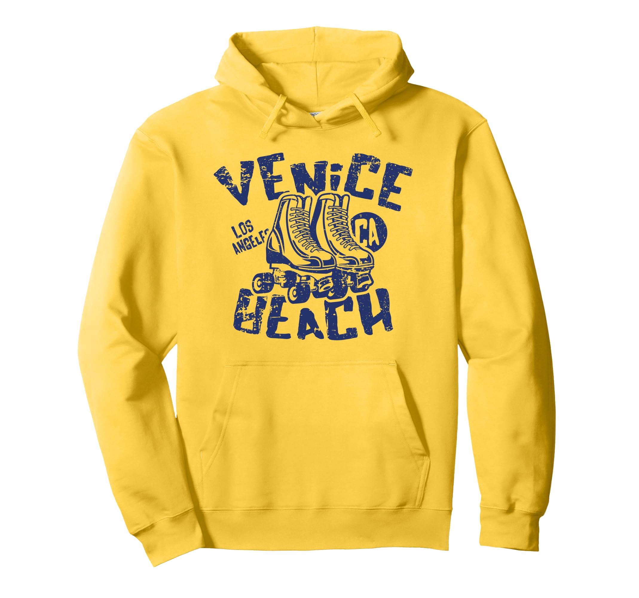 Venice Beach California Distressed Hoodie - Custom Art Print Unisex - T-Shirt, Sweatshirt, Hoodie