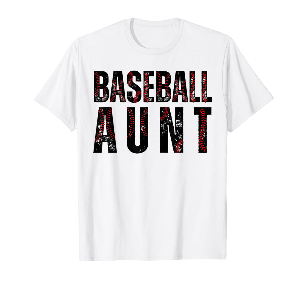 Baseball Aunt Family Matching Aunt T-Shirt - Novelty Apparel Men Women - T-Shirt, Sweatshirt, Hoodie
