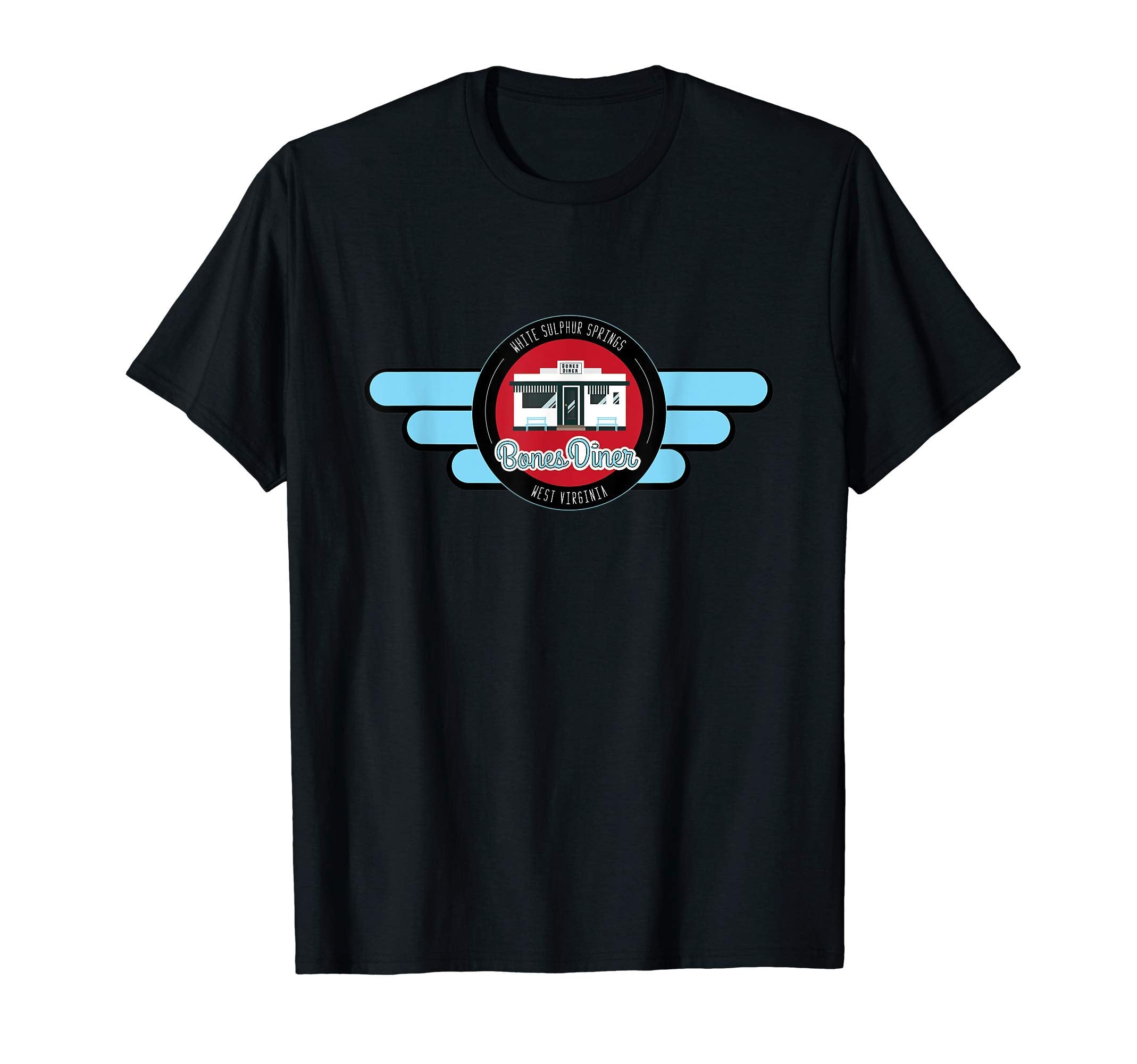 Mens Womens Bones Diner 50 West Virginia T-Shirt - Trendy Graphic Unisex - T-Shirt, Sweatshirt, Hoodie