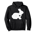 Rabbit Bunny Hare Rodent Buck Distressed Hoodie - Unique Graphic for Adults - T-Shirt, Sweatshirt, Hoodie
