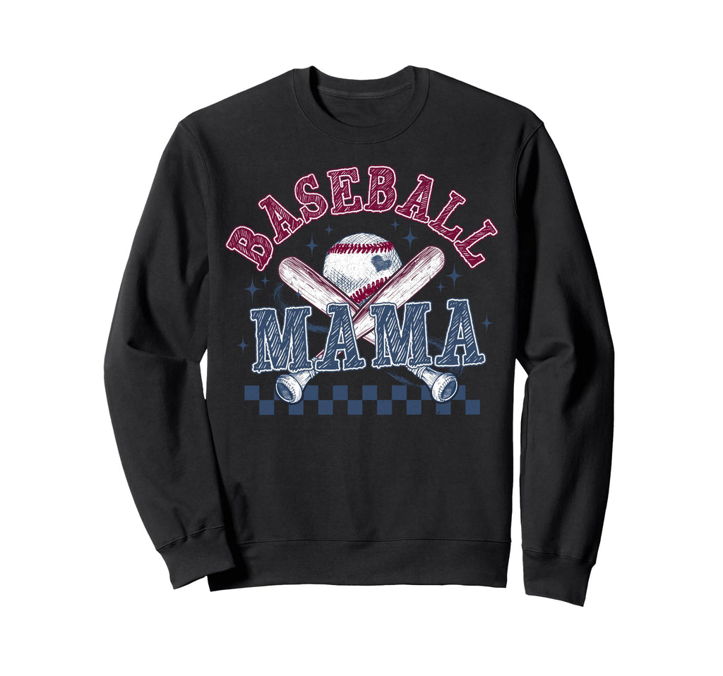 Baseball Mama Sweatshirt - Streetwear Style Men Women - T-Shirt, Sweatshirt, Hoodie