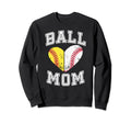 Proud Softball And Baseball Mom Sweatshirt - Custom Art Print Men Women - T-Shirt, Sweatshirt, Hoodie
