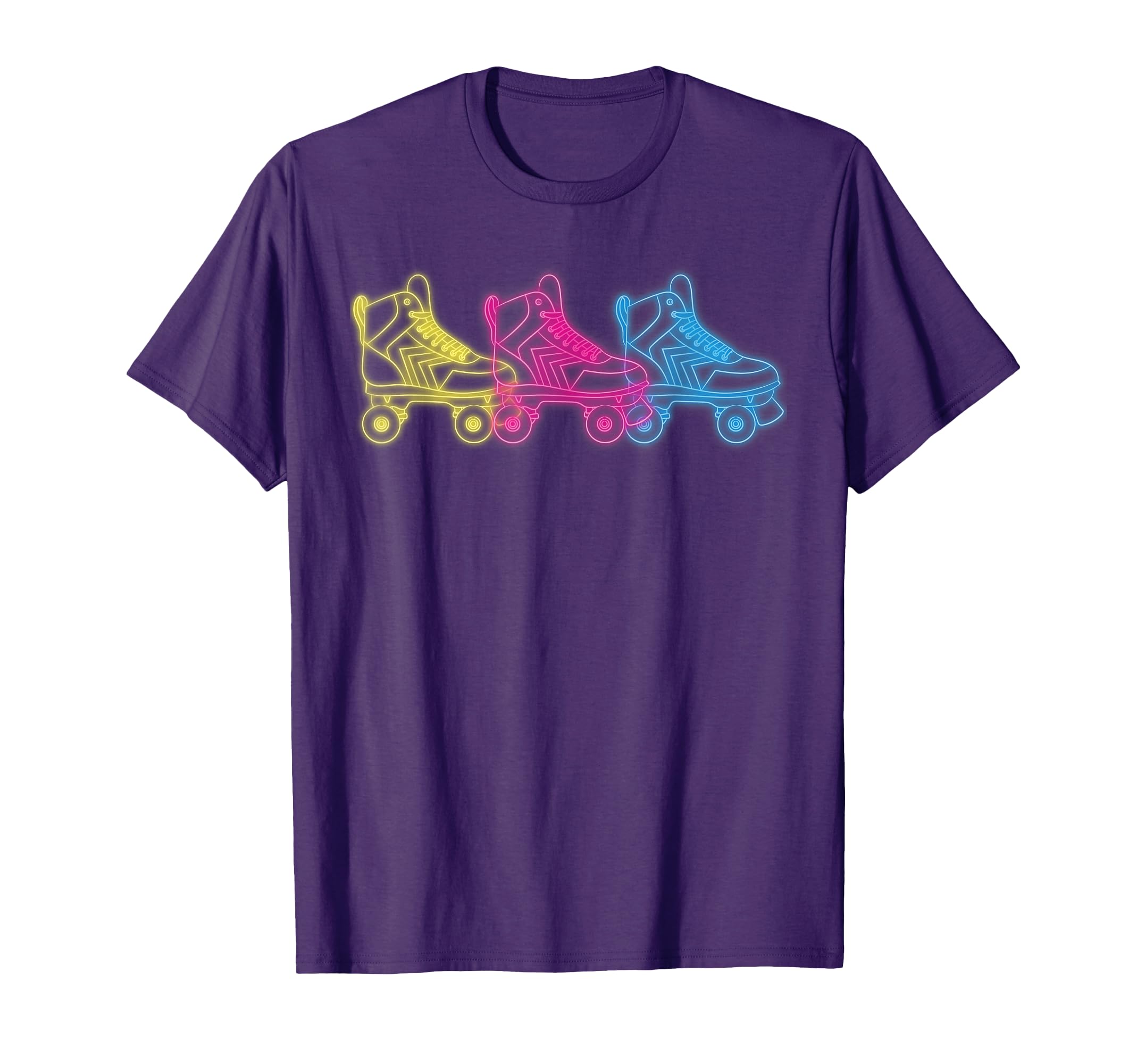Womens Roller Skating Skates 80S T-Shirt - Casual Everyday Wear Men Women - T-Shirt, Sweatshirt, Hoodie