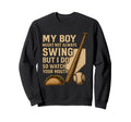 Baseball Mama Funny Watch Your Sweatshirt - Aesthetic Graphic for Adults - T-Shirt, Sweatshirt, Hoodie