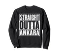 Straight Outta Ankara Distressed Sweatshirt - Aesthetic Graphic Unisex - T-Shirt, Sweatshirt, Hoodie