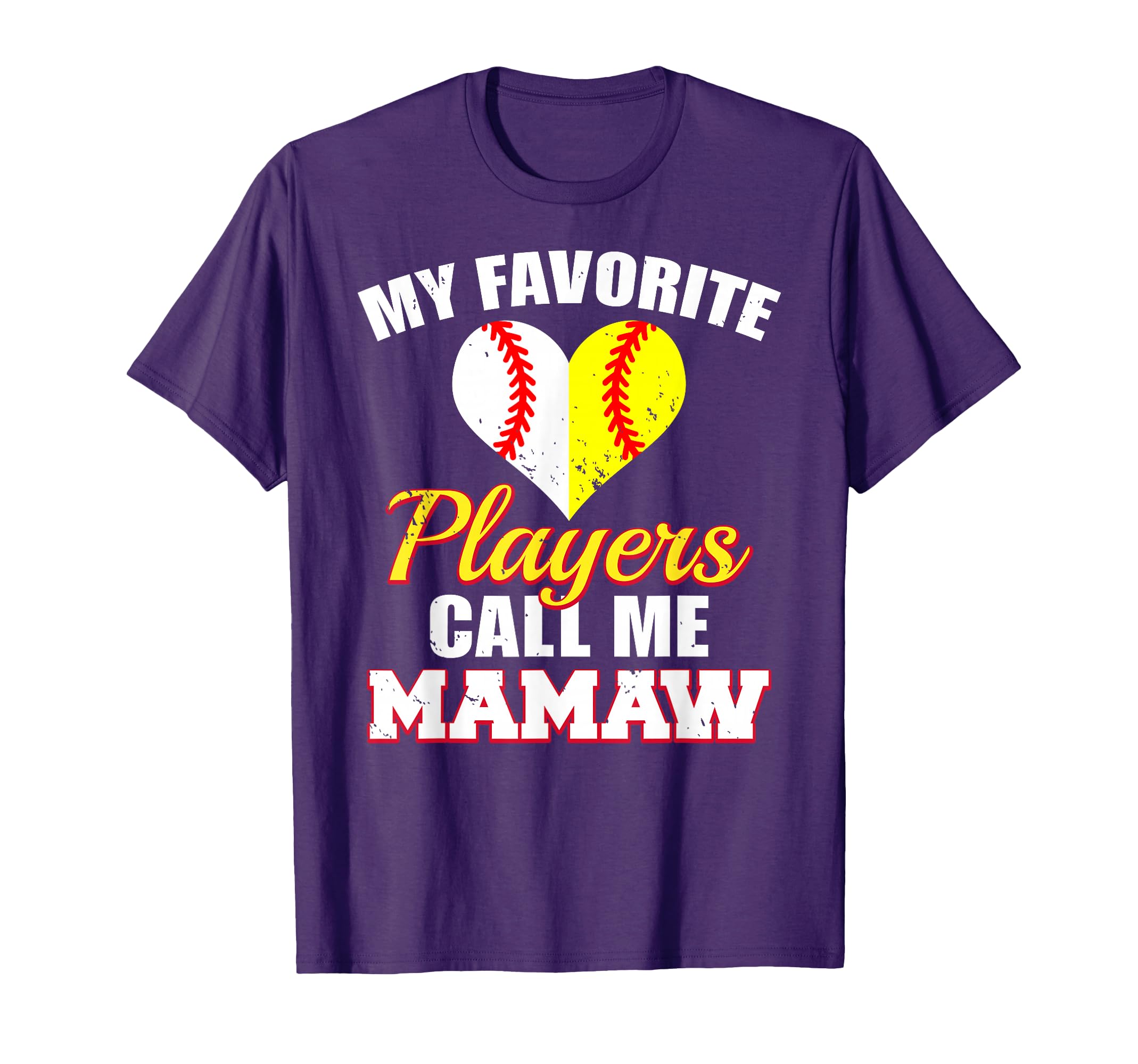 My Favorite Players Call Me Mamaw T-Shirt - Streetwear Style Unisex - T-Shirt, Sweatshirt, Hoodie