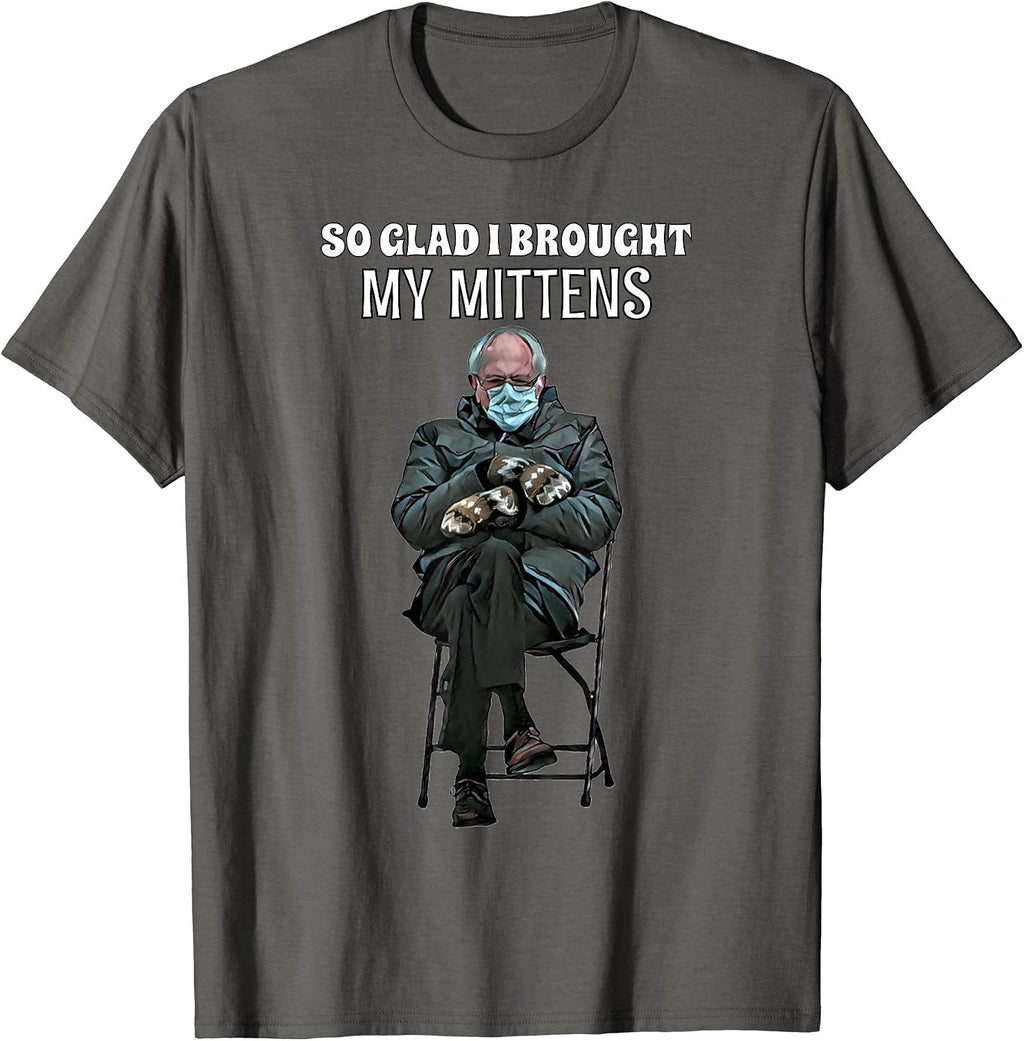 Bernie Sanders Merch Sitting Mitten Meme - Adult & Kids T-Shirts, Sweatshirts & Hoodies apparel design preview 1