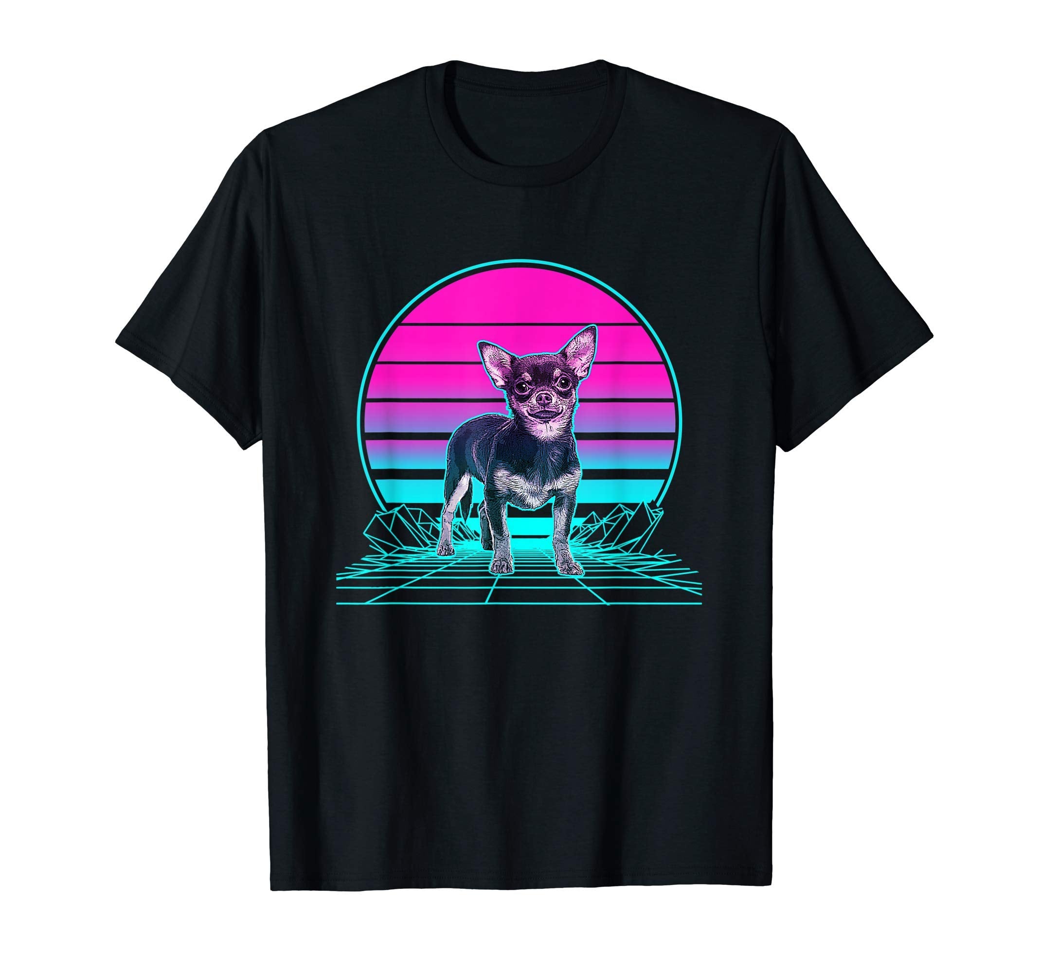 Sunset Chihuahua T-Shirt - Unique Graphic Unisex - T-Shirt, Sweatshirt, Hoodie