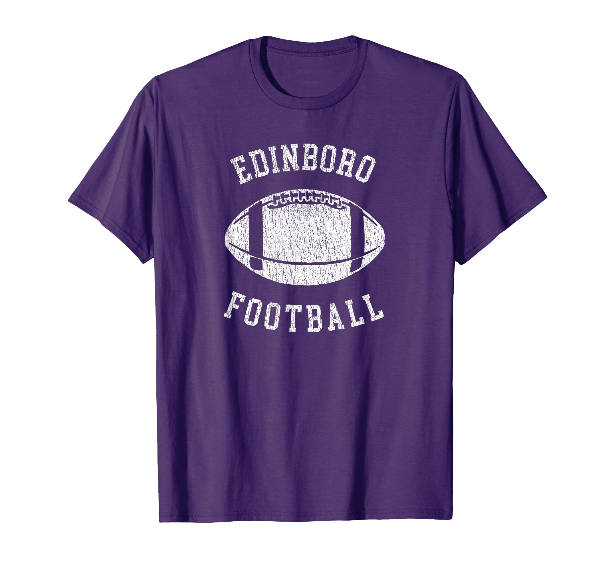 Edinboro Football Distressed 80S T-Shirt - Casual Everyday Wear Unisex - T-Shirt, Sweatshirt, Hoodie