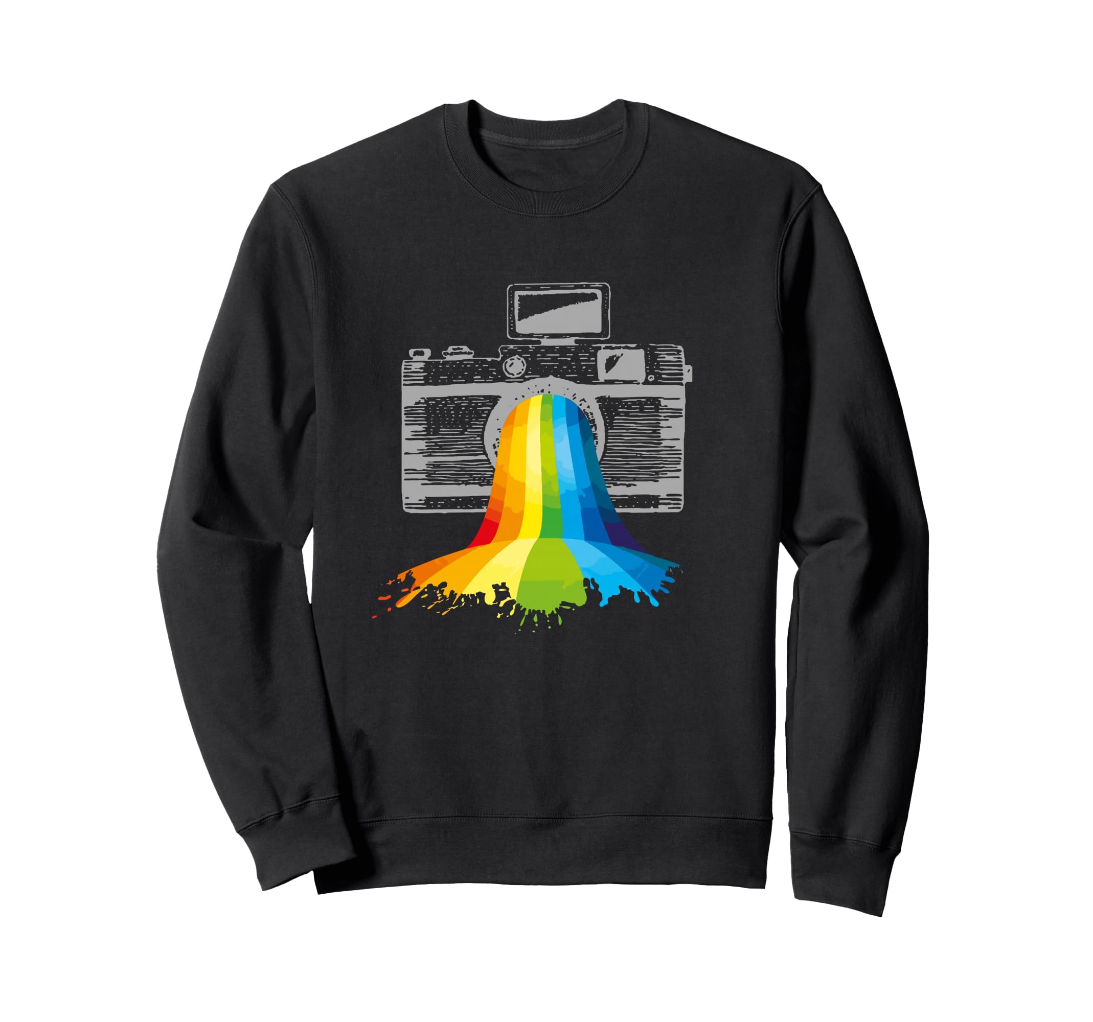 Camera Art Photography Photographer Gift Sweatshirt - Unique Graphic Unisex - T-Shirt, Sweatshirt, Hoodie