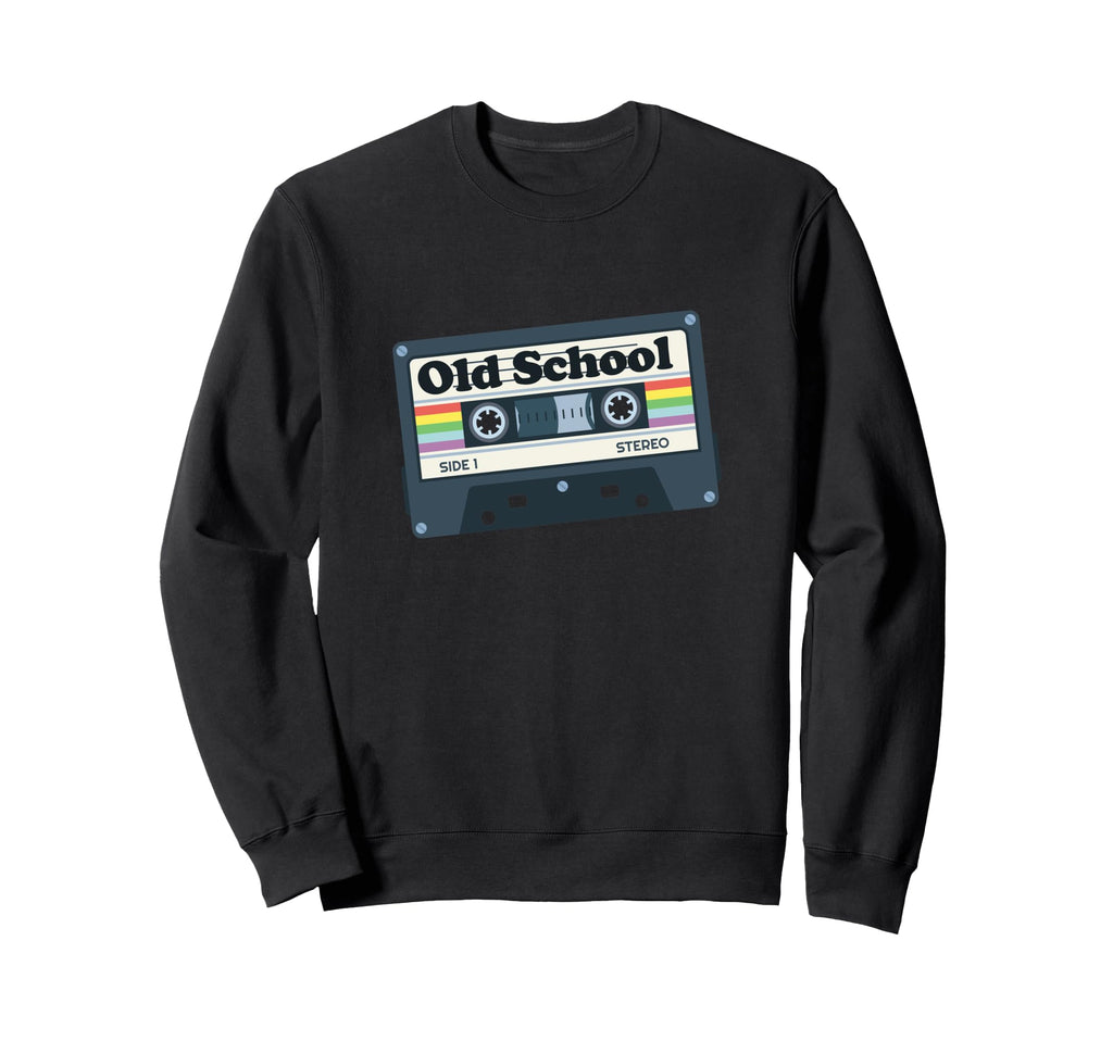Old School Mixtape Sweatshirt - Novelty Apparel Unisex - T-Shirt, Sweatshirt, Hoodie