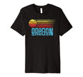 Oregon Distressed Sun T-Shirt - Fun Novelty Design for Adults - T-Shirt, Sweatshirt, Hoodie