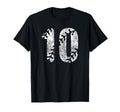 Baseball Softball Mom 10 Number 10 T-Shirt - Graphic Print for Adults - T-Shirt, Sweatshirt, Hoodie