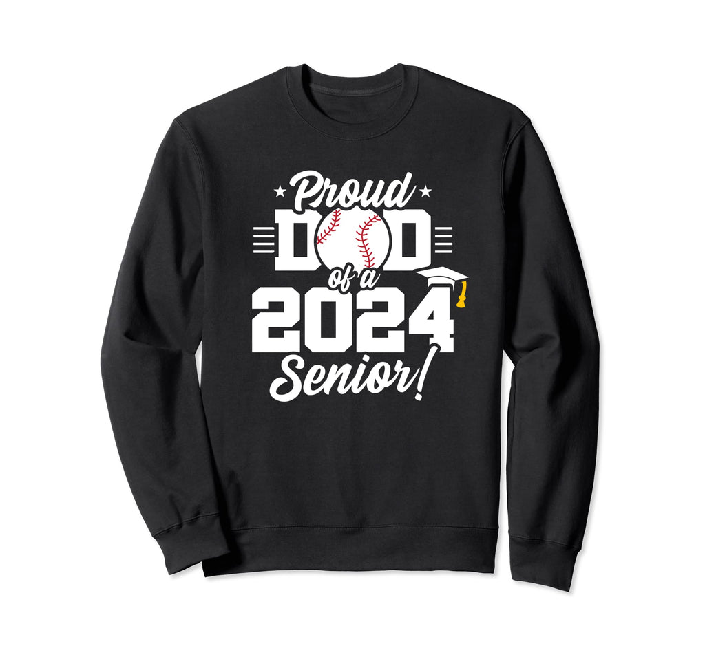 Class 2024 Senior Year Baseball Sweatshirt - Novelty Apparel for Adults - T-Shirt, Sweatshirt, Hoodie