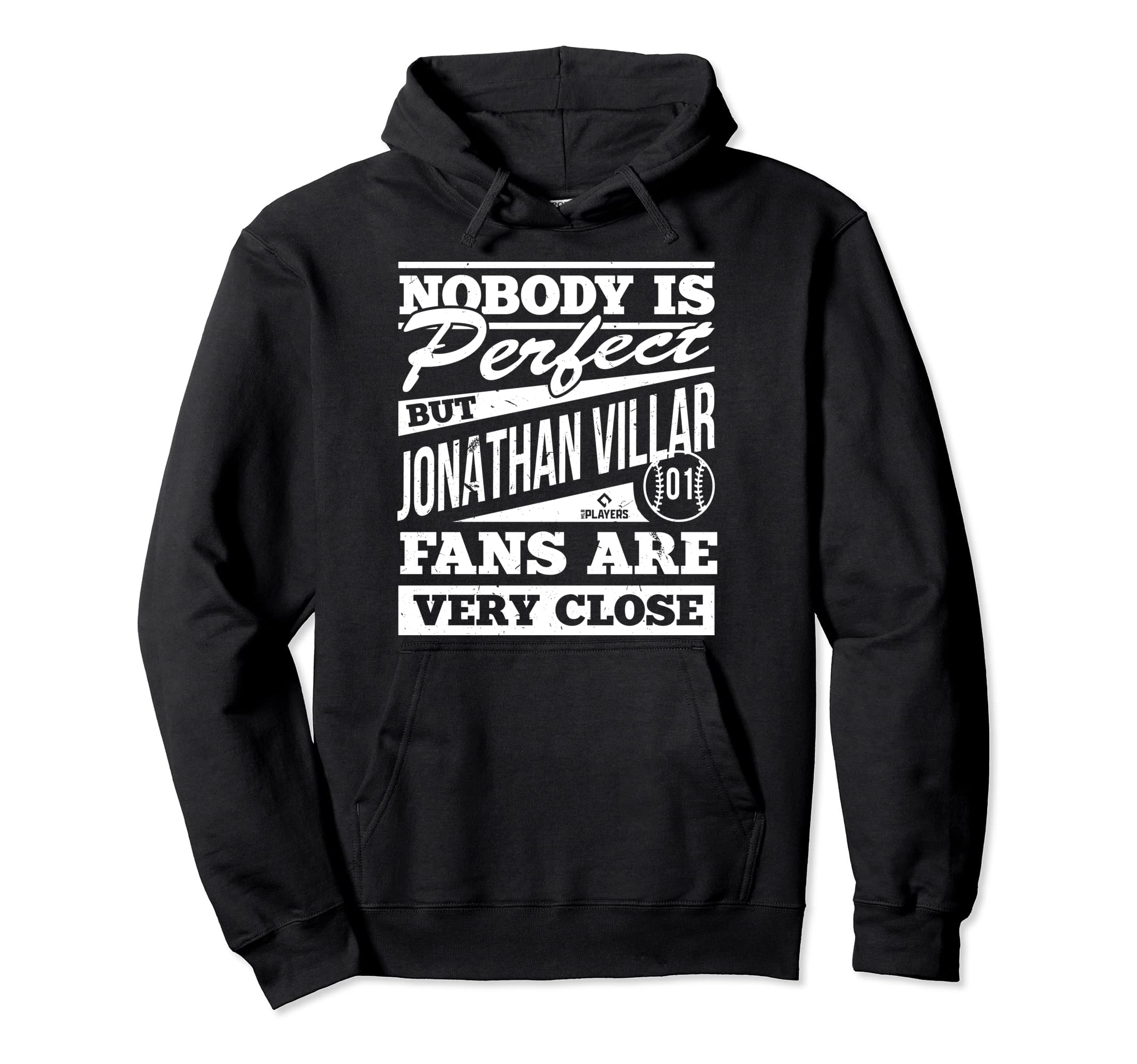 Nobody Is Jonathan Villar Fans Baseball Hoodie - Minimalist Print Unisex - T-Shirt, Sweatshirt, Hoodie