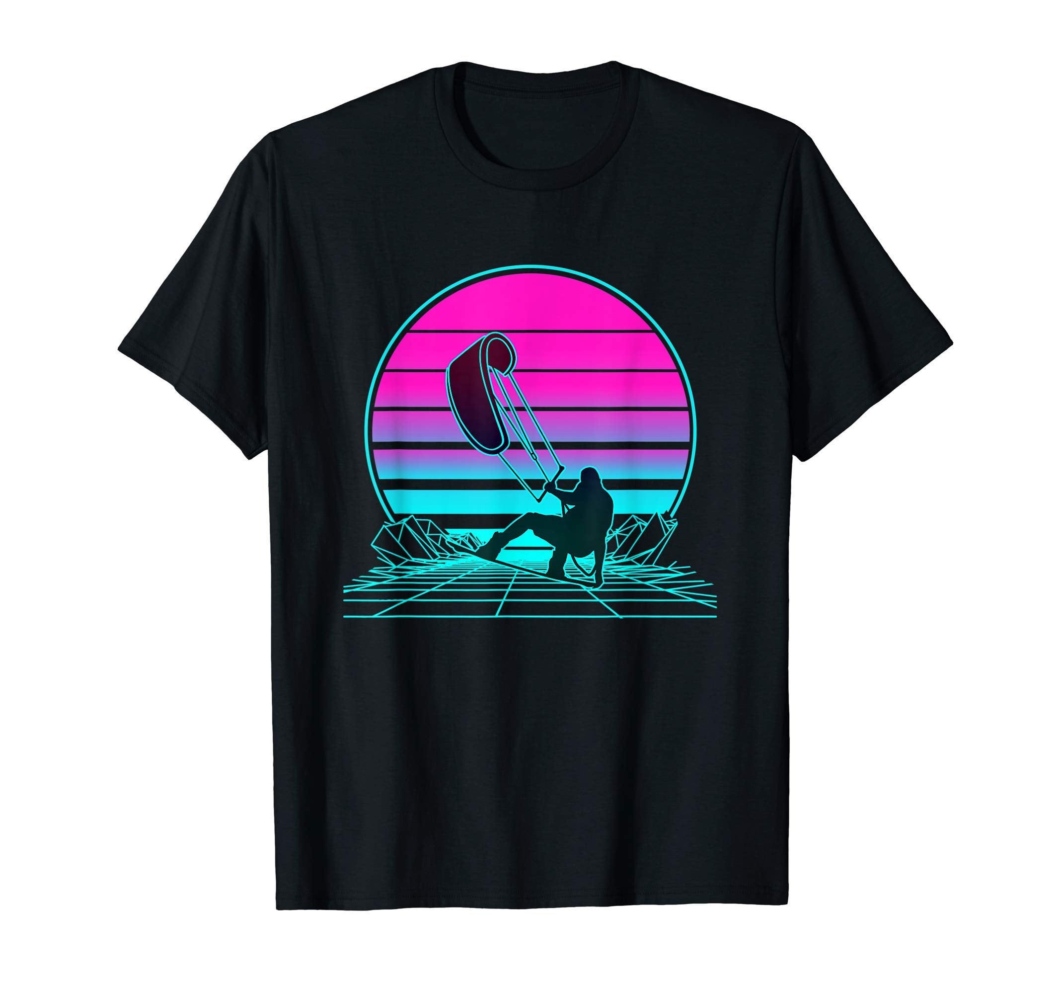Sunset Kiteboarding T-Shirt - Novelty Apparel Men Women - T-Shirt, Sweatshirt, Hoodie
