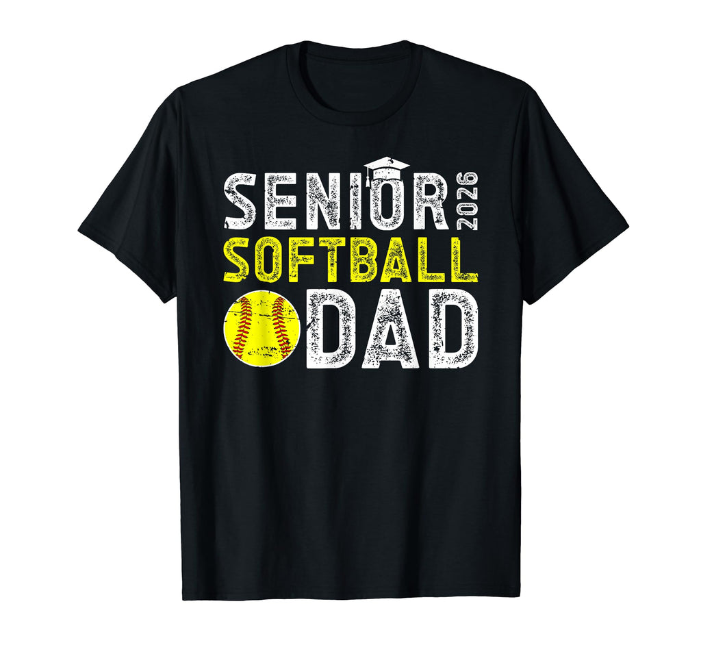 Softball Senior Dad Senior Softball T-Shirt - Novelty Apparel Unisex - T-Shirt, Sweatshirt, Hoodie