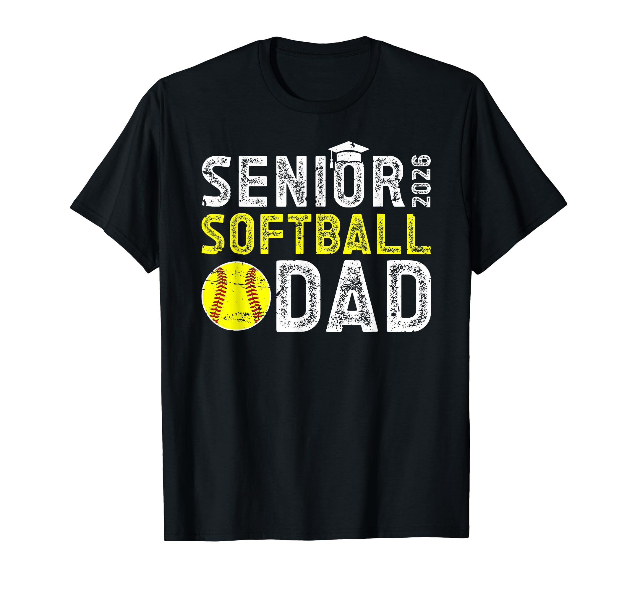 Softball Senior Dad Senior Softball T-Shirt - Novelty Apparel Unisex - T-Shirt, Sweatshirt, Hoodie