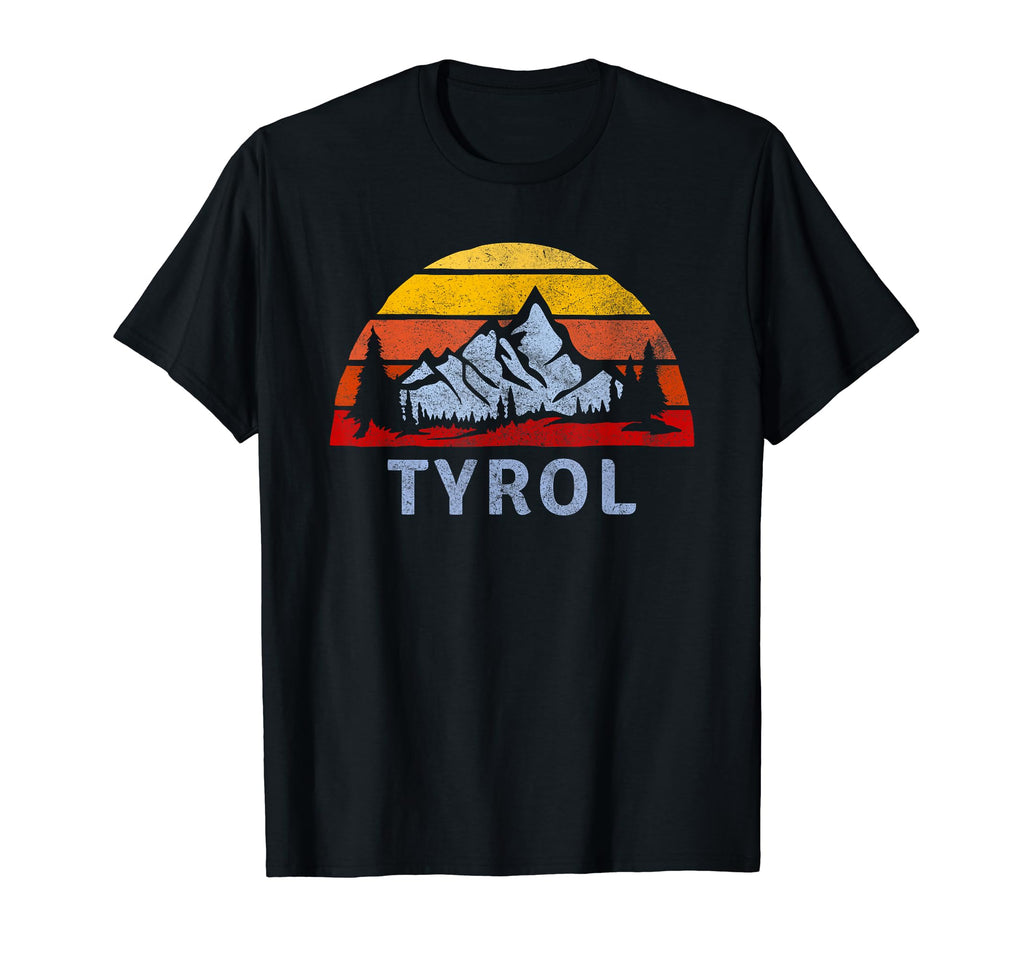 Tyrol Mountain Sunset T-Shirt - Trendy Graphic Unisex - T-Shirt, Sweatshirt, Hoodie