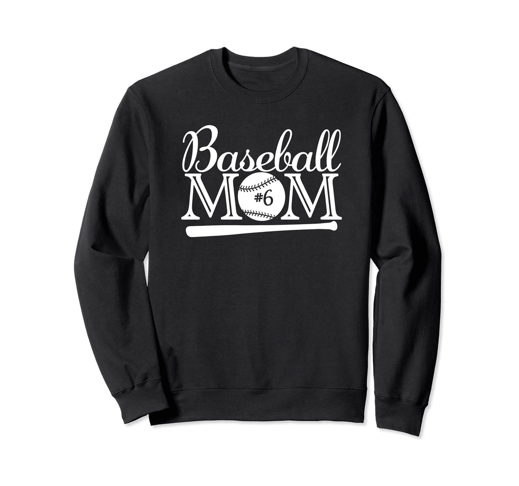 Baseball 6 Jersey Mom Favorite Player Sweatshirt - Novelty Apparel Unisex - T-Shirt, Sweatshirt, Hoodie