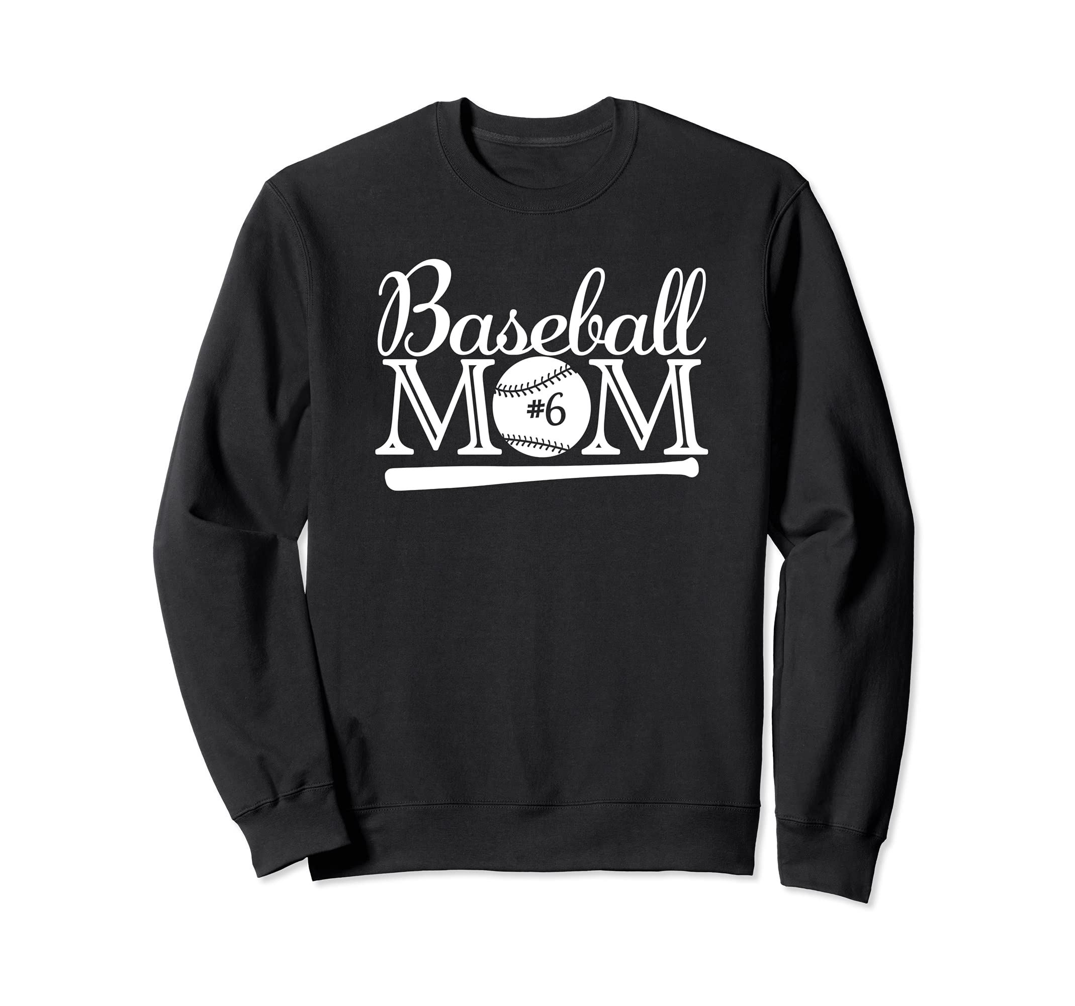 Baseball 6 Jersey Mom Favorite Player Sweatshirt - Novelty Apparel Unisex - T-Shirt, Sweatshirt, Hoodie