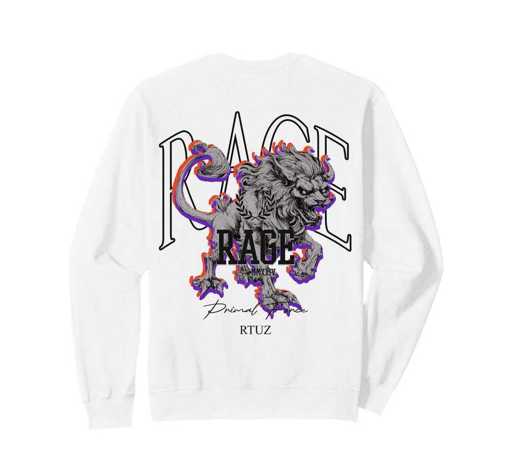 Y2K Back Streetwear Lion Sweatshirt - Minimalist Print Men Women - T-Shirt, Sweatshirt, Hoodie