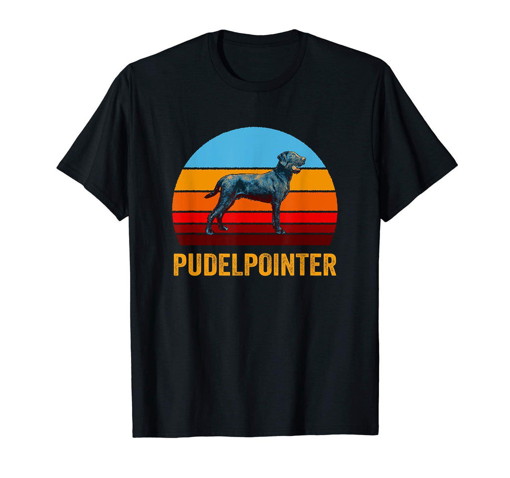 Sunset Pudelpointer T-Shirt - Custom Art Print Men Women - T-Shirt, Sweatshirt, Hoodie