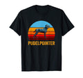 Sunset Pudelpointer T-Shirt - Custom Art Print Men Women - T-Shirt, Sweatshirt, Hoodie