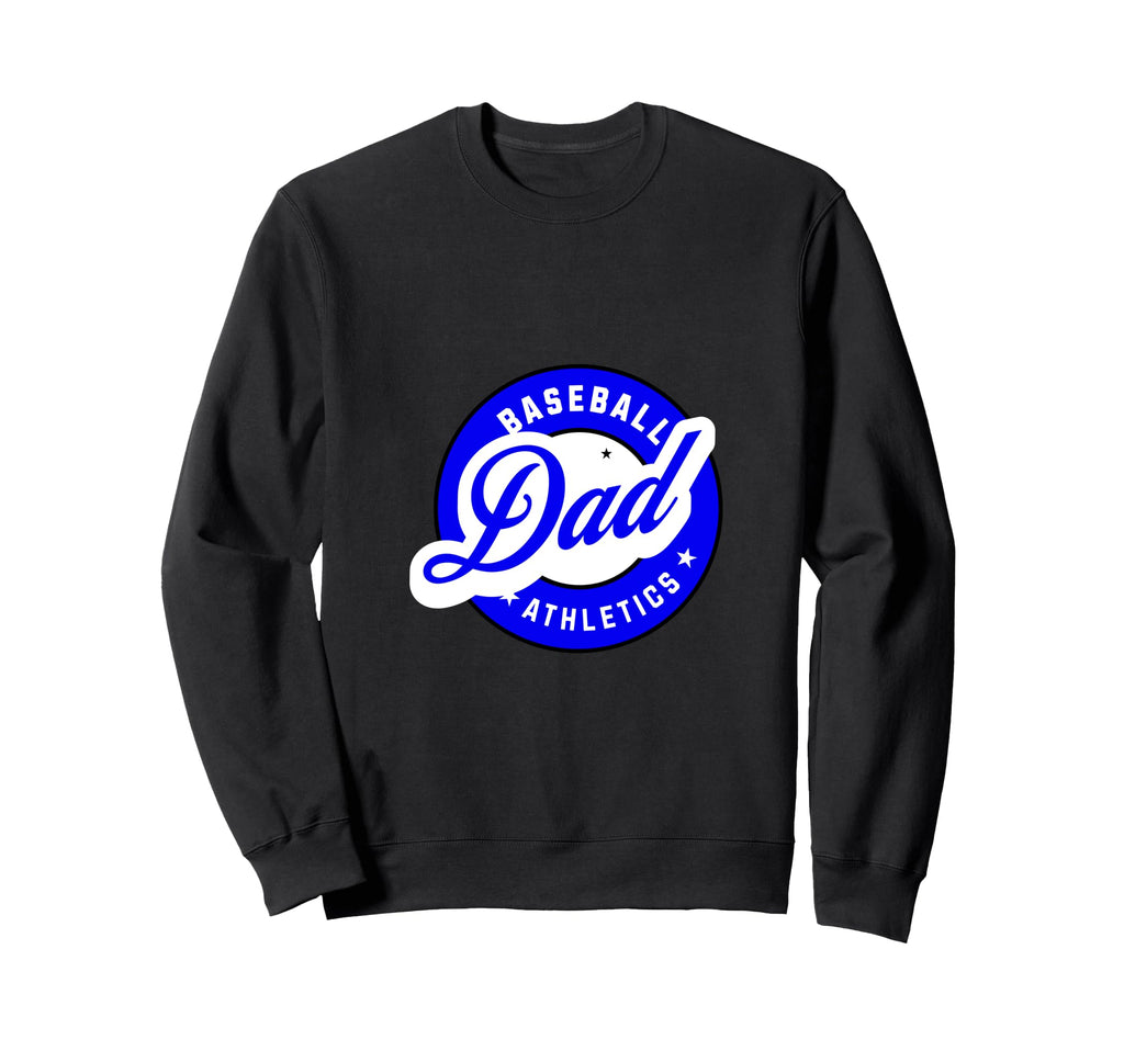 Baseball Dad Athletics Dad Who Loves Sweatshirt - Graphic Print Men Women - T-Shirt, Sweatshirt, Hoodie
