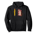 Cassette Tape And Pencil Music Hoodie - Trendy Graphic for Adults - T-Shirt, Sweatshirt, Hoodie