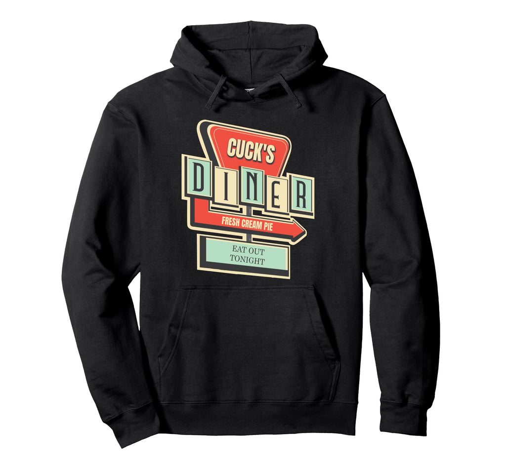 Cucks Diner Funny Cuckold Hotwife Hoodie - Aesthetic Graphic Men Women - T-Shirt, Sweatshirt, Hoodie