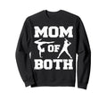 Mom Both Funny Baseball Gymnastics Mom Sweatshirt - Unique Graphic Unisex - T-Shirt, Sweatshirt, Hoodie