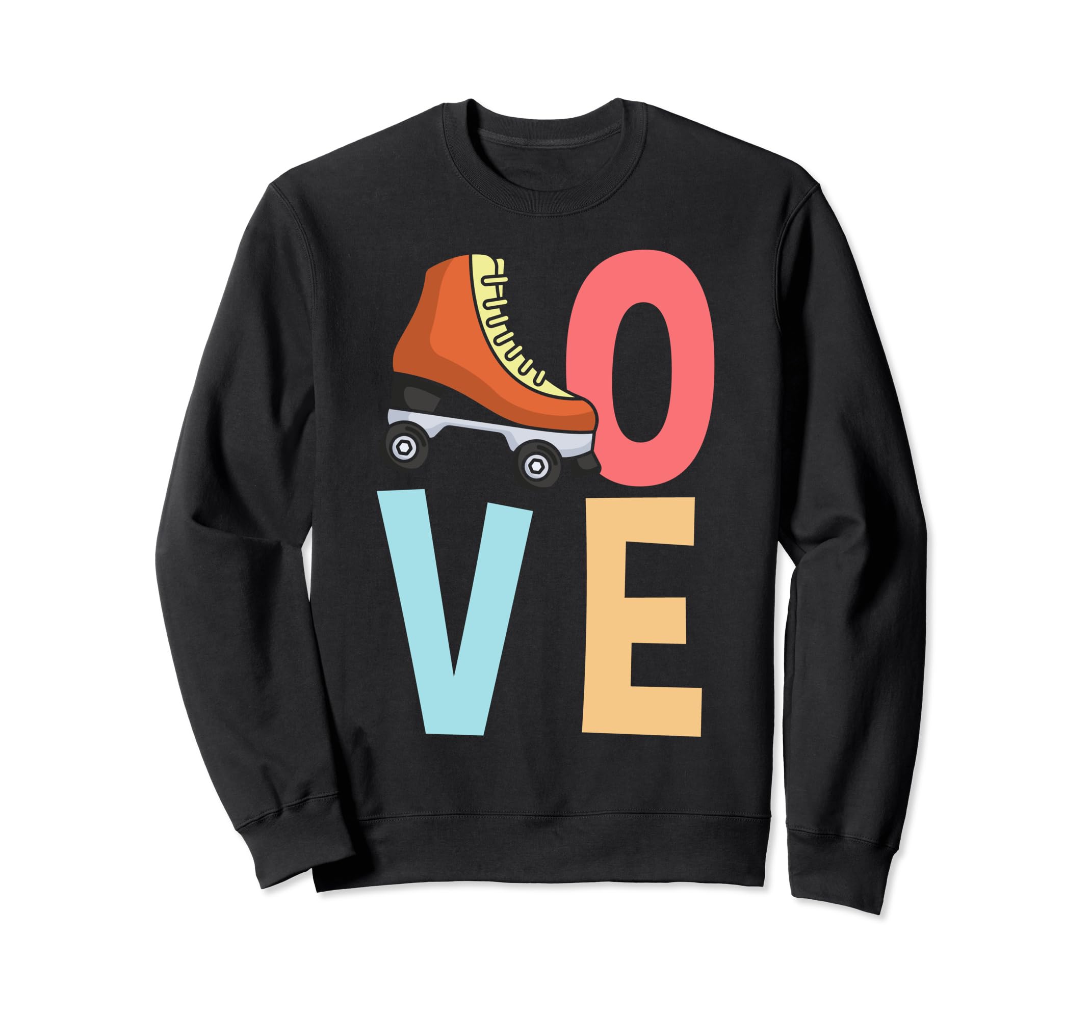 70S Skate Love Roller Skating Sweatshirt - Trendy Graphic Men Women - T-Shirt, Sweatshirt, Hoodie