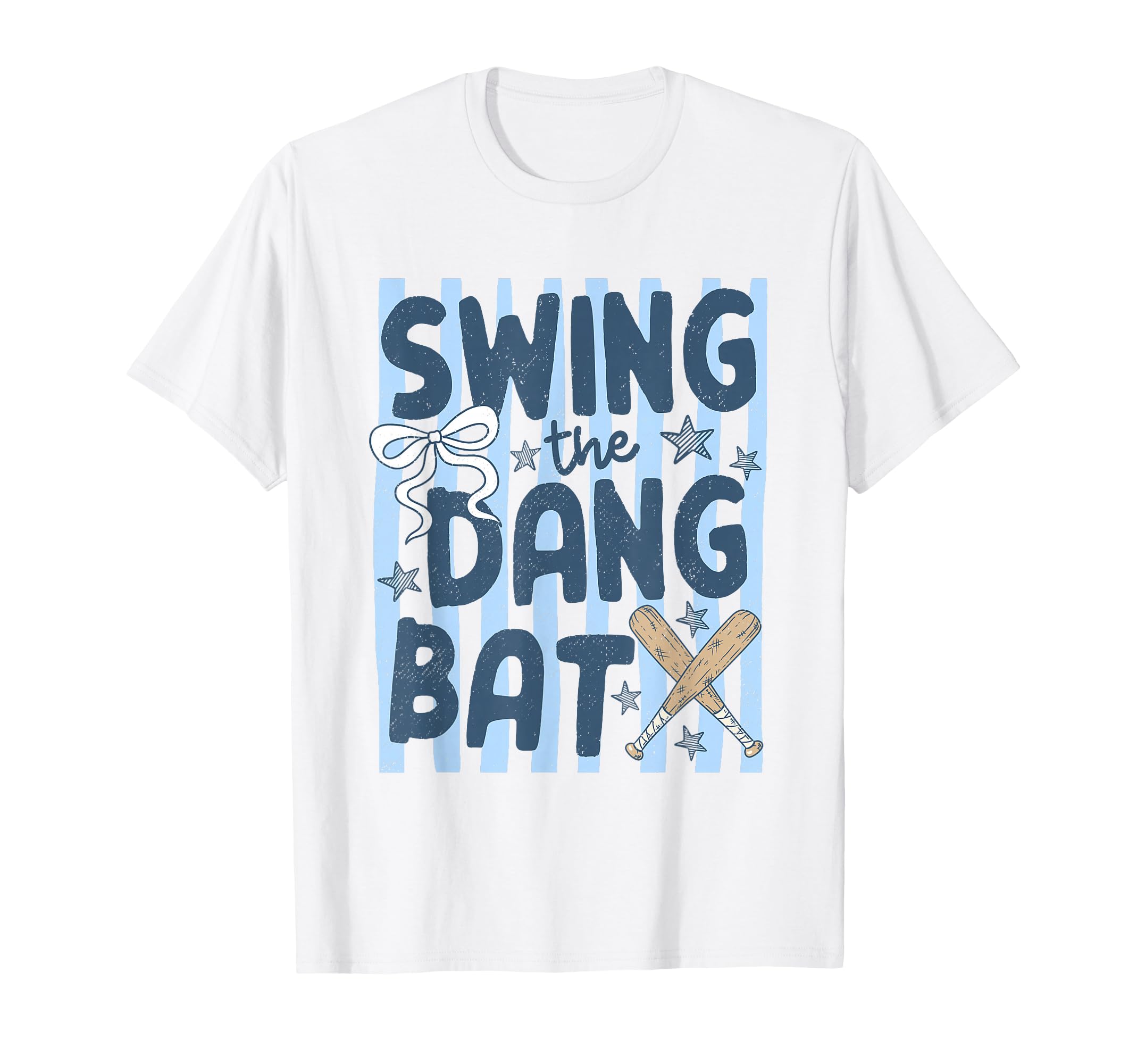 Swing Dang Bat Coquette Bow Funny T-Shirt - Graphic Print Men Women - T-Shirt, Sweatshirt, Hoodie