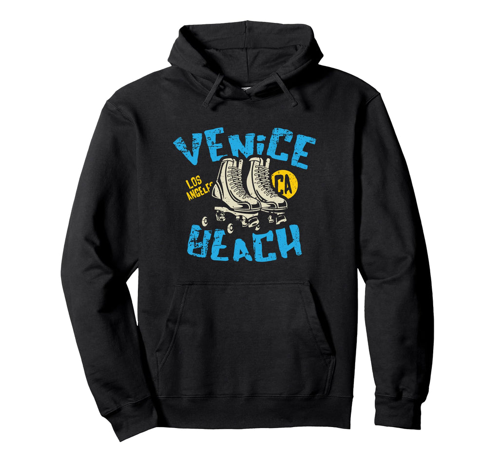 Venice Beach California Distressed Hoodie - Novelty Apparel Unisex - T-Shirt, Sweatshirt, Hoodie