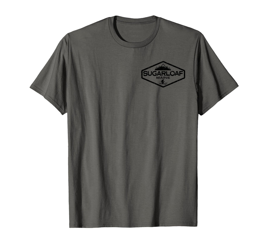 Sugarloaf Maine Distressed Front T-Shirt - Casual Everyday Wear for Adults - T-Shirt, Sweatshirt, Hoodie