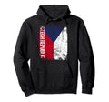 Czech Republic Flag Distressed Czech Hoodie - Aesthetic Graphic for Adults - T-Shirt, Sweatshirt, Hoodie