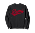 Bama Alabama Varsity Script Sweatshirt - Minimalist Print for Adults - T-Shirt, Sweatshirt, Hoodie